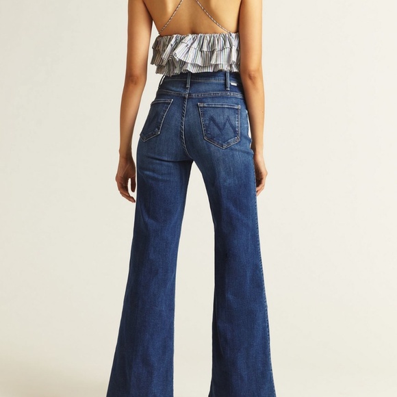 Mother Denim The Hustler High Rise Roller Heel Jeans Sz 30 - Picture 4 of 8